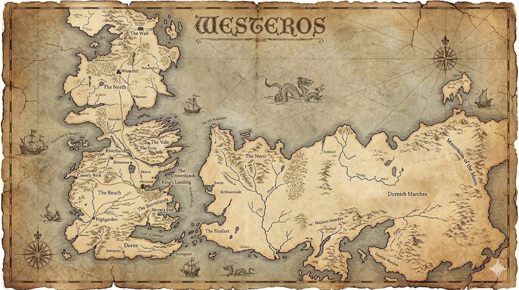 Mapa de Poniente